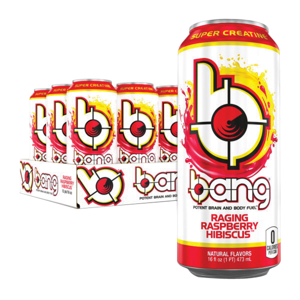 美品★バリブラシ【Beauty AWG Energy】 bang 166 Energy Drink, Raging Raspberry Hibiscus Flavor,