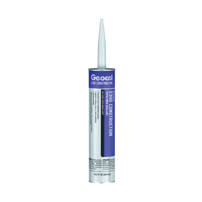 2300 Series GC66900 Construction Sealant, Crystal Clear, 10.3 fl-oz Cartridge