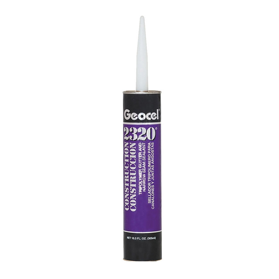 Geocel 2321 Series GC67100 Gutter and Narrow Seam Sealant, Clear, Liquid, 10.3 oz Cartridge