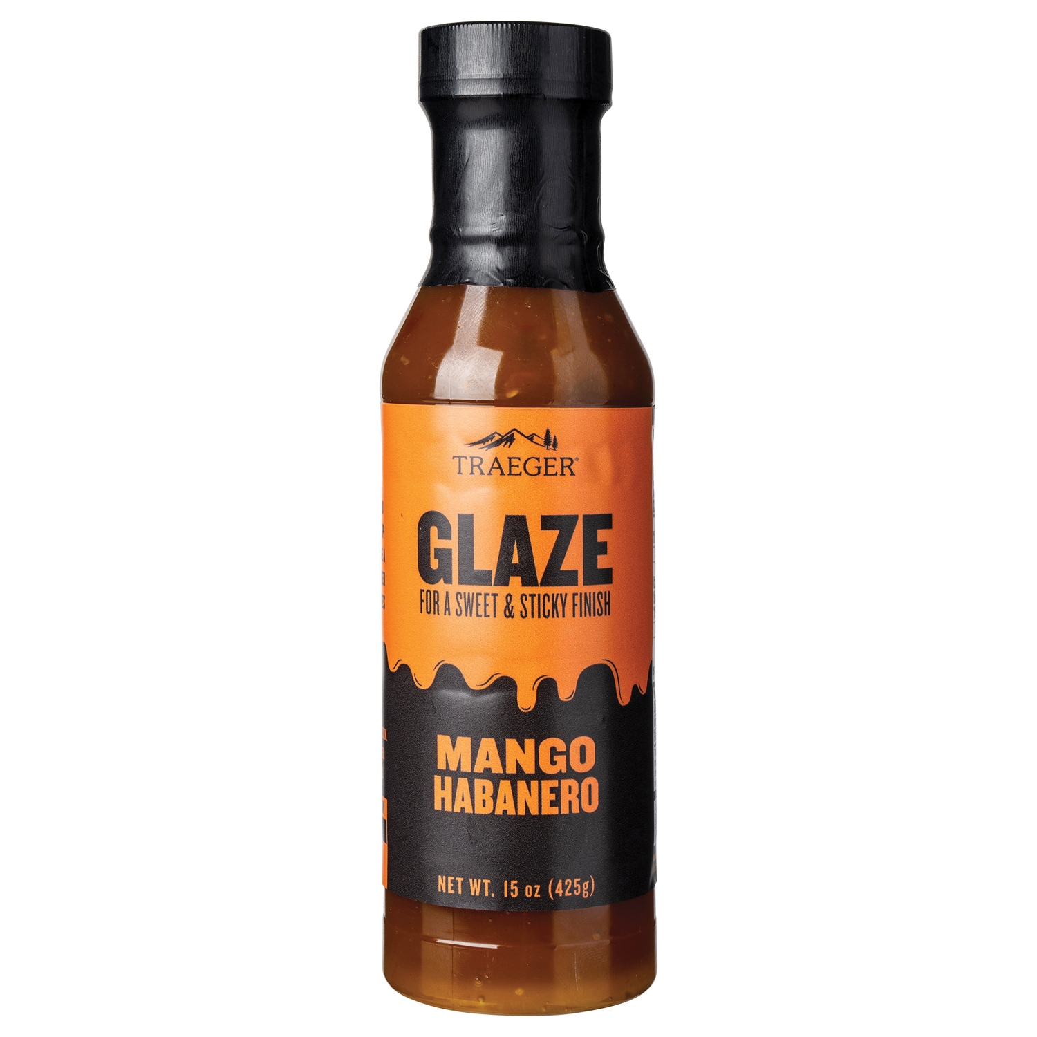 Traeger GLZ002 Barbeque Glaze, Mango Habanero, 12 oz Bottle