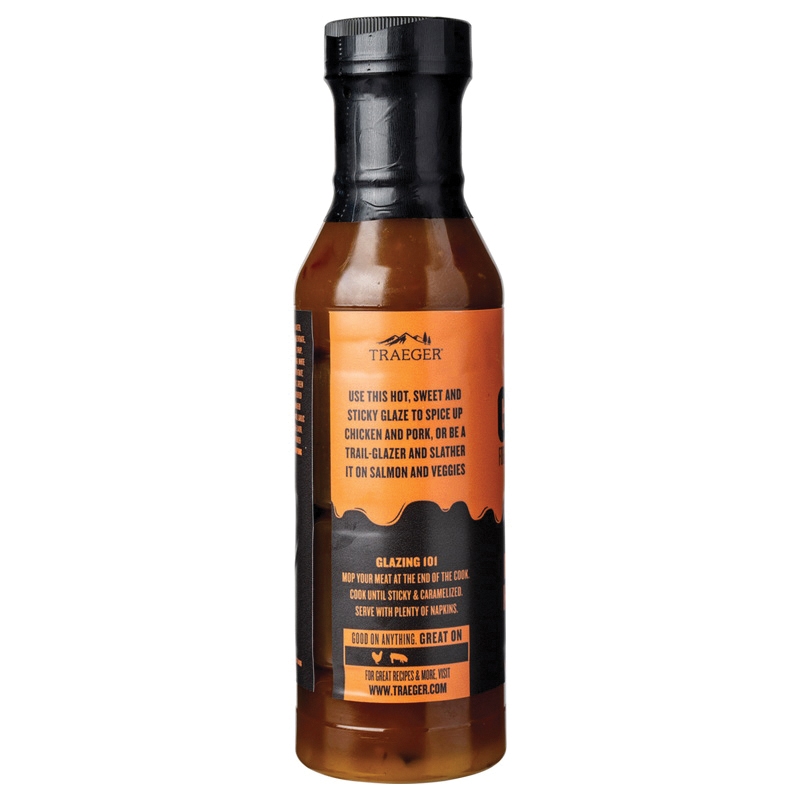 Traeger GLZ002 Barbeque Glaze, Mango Habanero, 12 oz Bottle