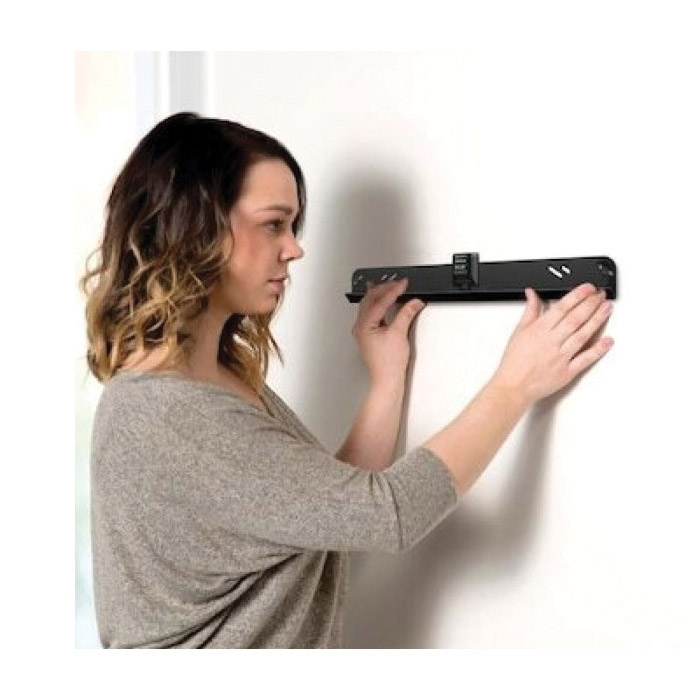 Sanus LLL1-B1 Fixed TV Mount, Plastic/Steel, Black, Wall, For: 42 to 90 in Flat-Panel TVs Weighing Up to 135 lb