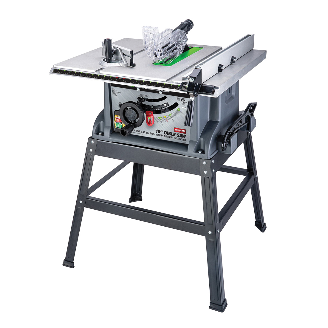Genesis GTS10SC Table Saw, 120 V, 15 A, 10 in Dia Blade, 5/8 in Arbor, 4800 rpm Speed
