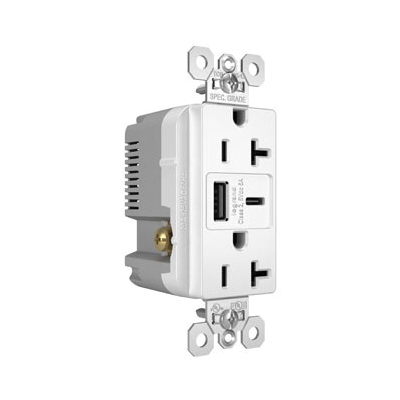 Pass & Seymour TR20USBAC6W