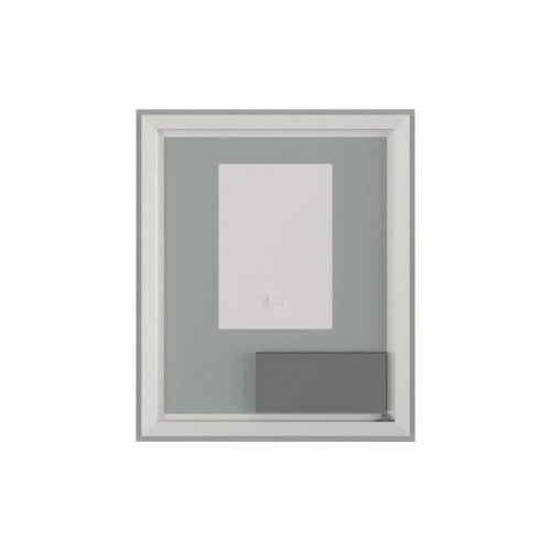Craft + Main LED3036-RT LED Lighted Mirror with Touch Sensor and Automatic Anti-Fog, Rectangular, 36 in L, 30 in W - 3