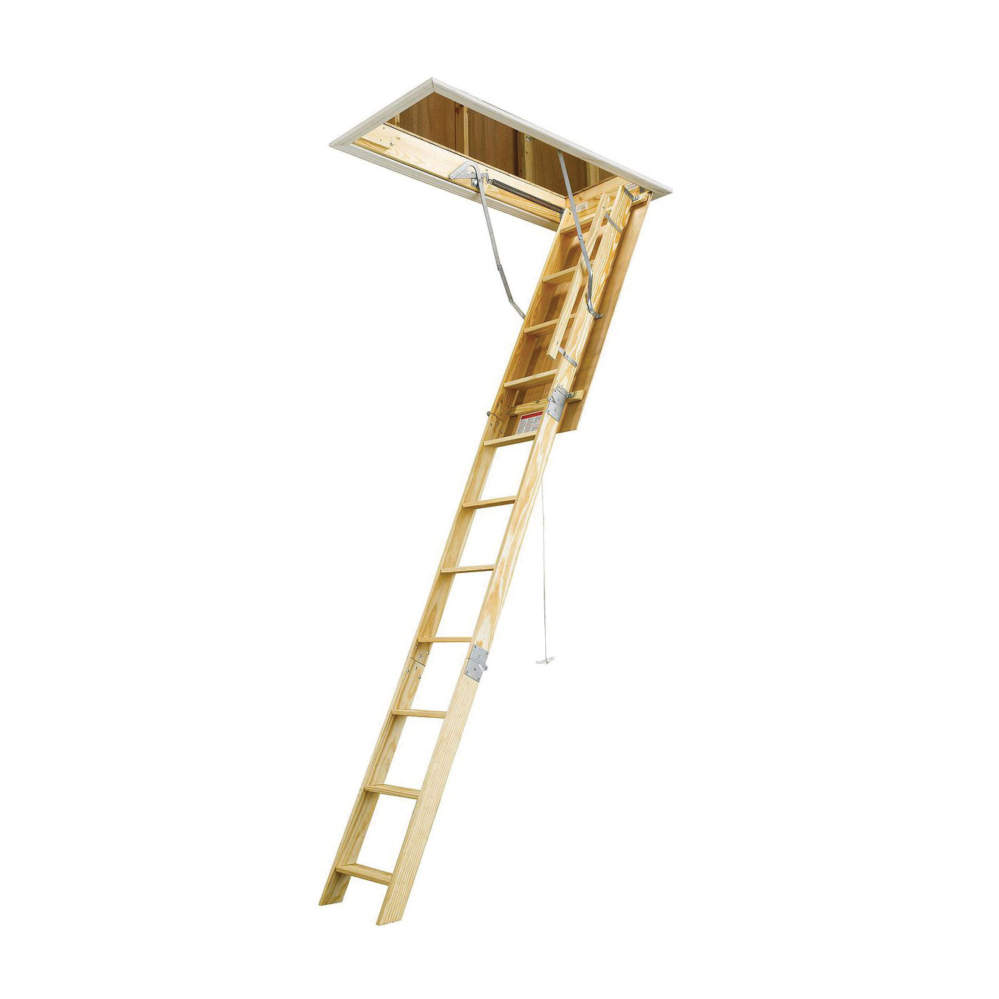 Louisville AA2210 Attic Ladder, Aluminum, 12 in. W