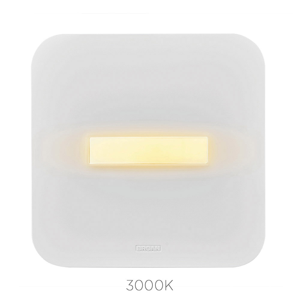 Roomside AER110CCTK Exhaust Fan with Light, 0.45 A, 120 V, 110 cfm Air, 1 sones, LED Lamp, 4 in Duct, White