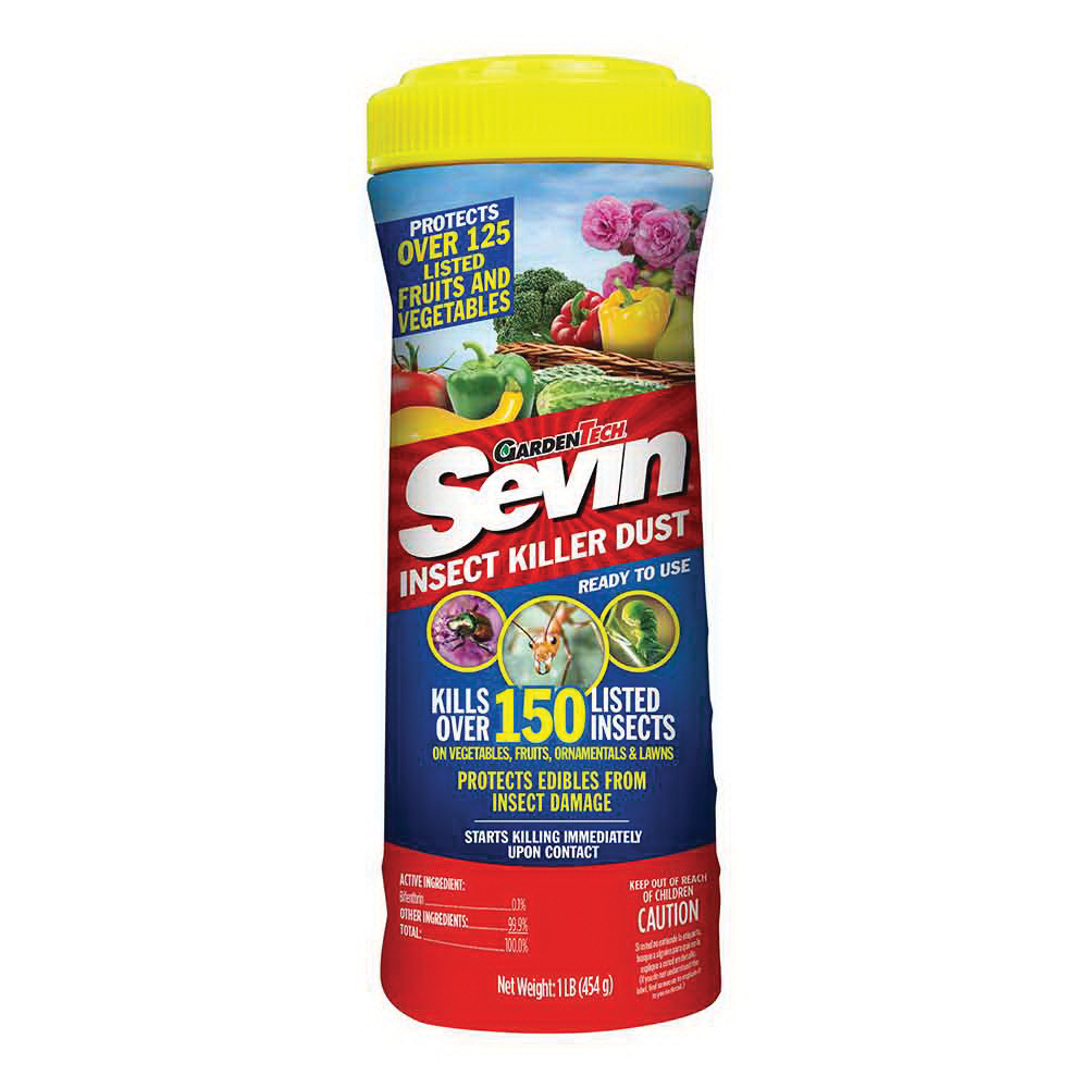 100539962 Insect Killer Dust, Solid, Gardens, Lawn, 1 lb