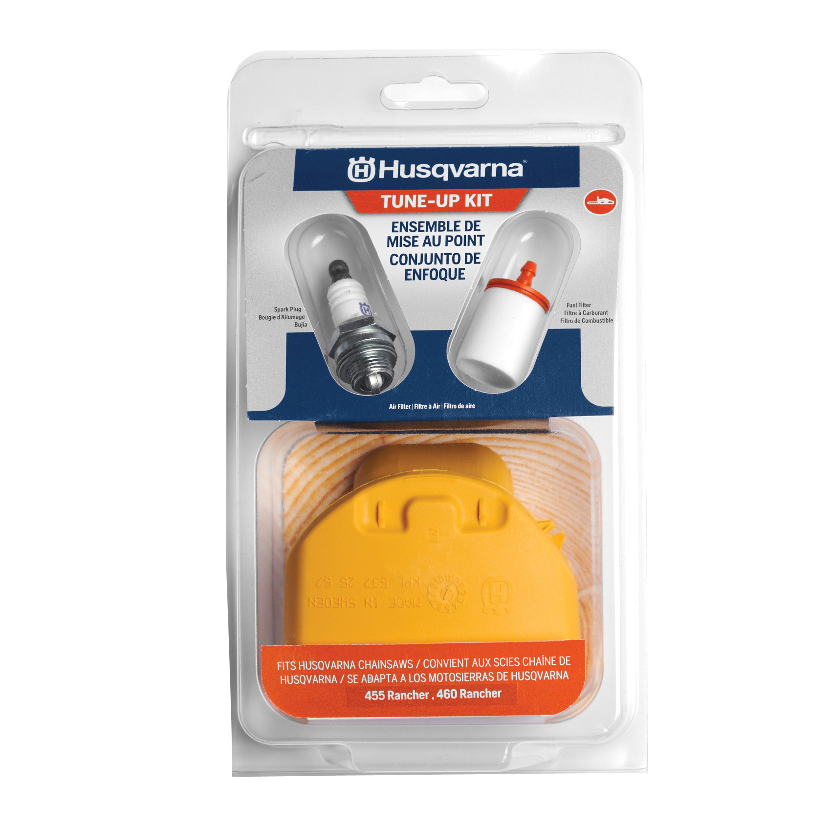 Husqvarna 599333701 Chainsaw Maintenance Kit, PVC, For: Husqvarna 455R and 460R Chainsaws