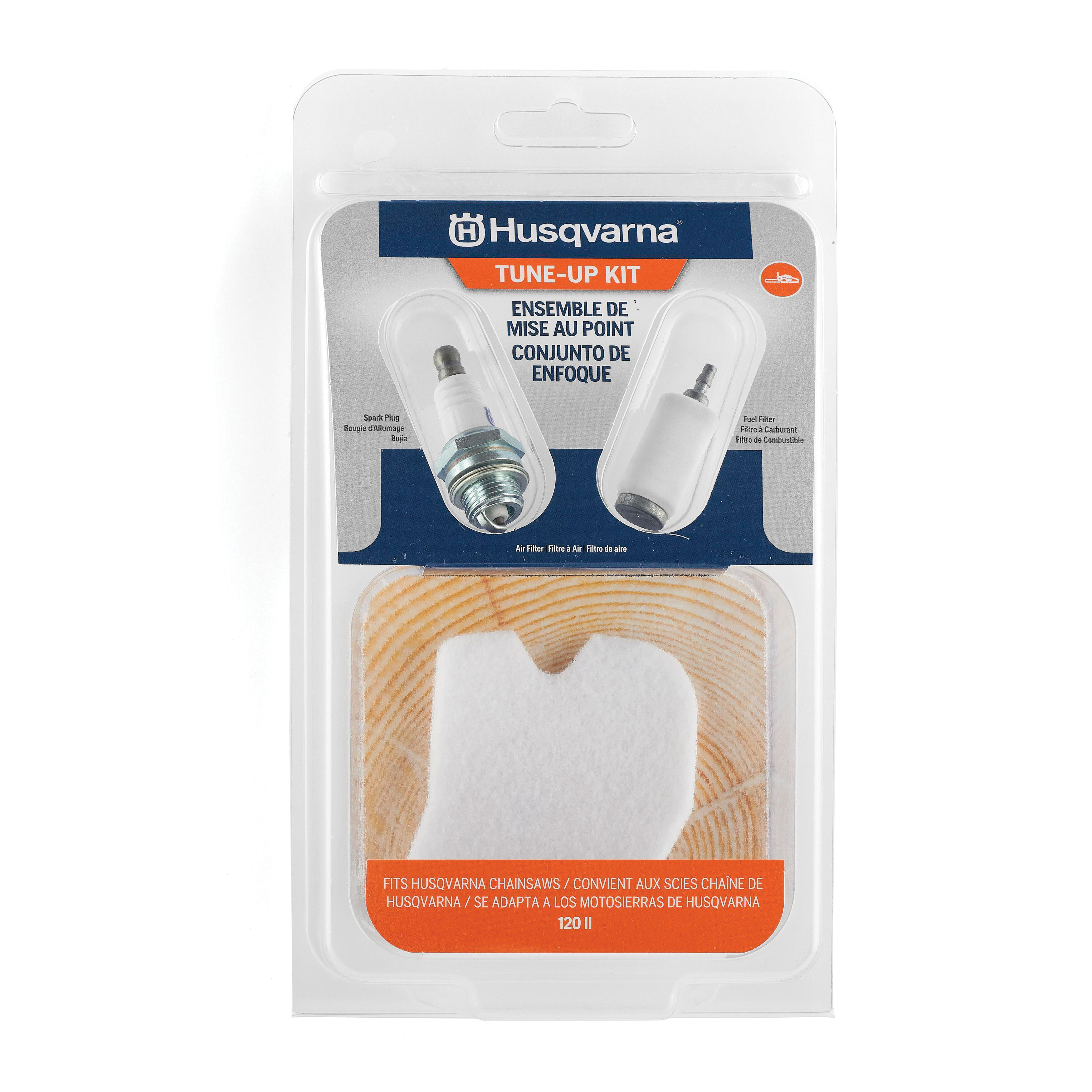Husqvarna 599334101 Chainsaw Maintenance Kit, PVC, For: Husqvarna 120 II Chainsaw