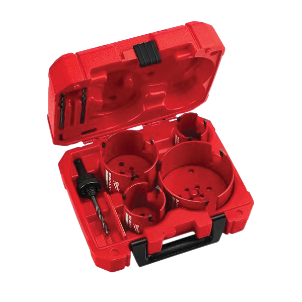 BIG HAWG 49-56-9285 Plumber's Hole Saw Kit, 8-Piece