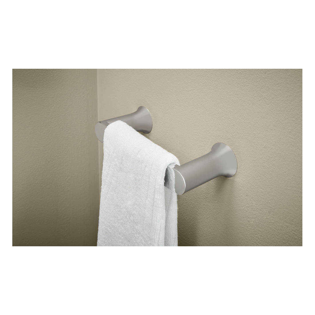 Genta Hand Towel Bar, Moen, Chrome, Bracket - 2