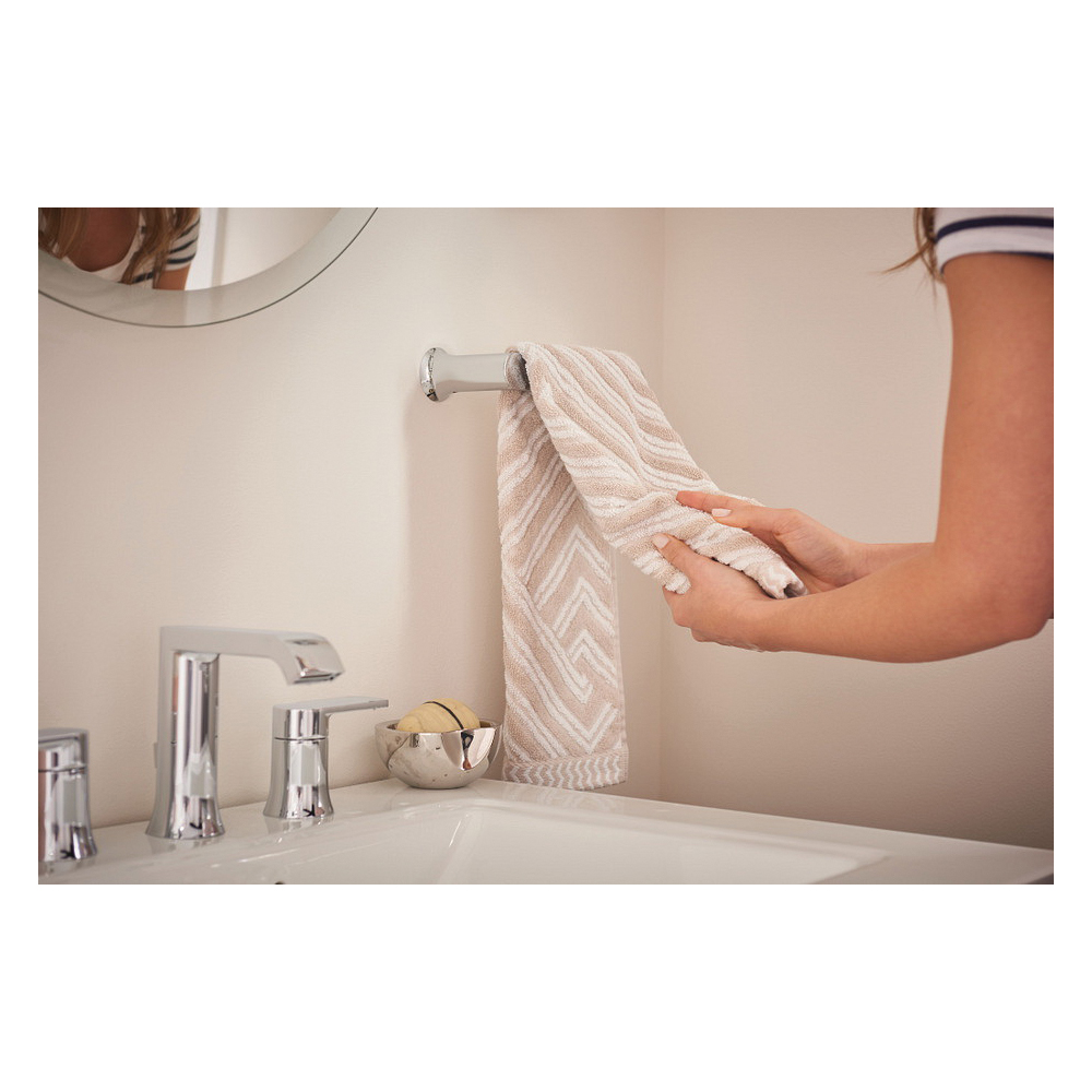 Genta Hand Towel Bar, Moen, Chrome, Bracket - 3