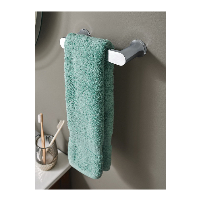 Genta Hand Towel Bar, Moen, Chrome, Bracket - 4