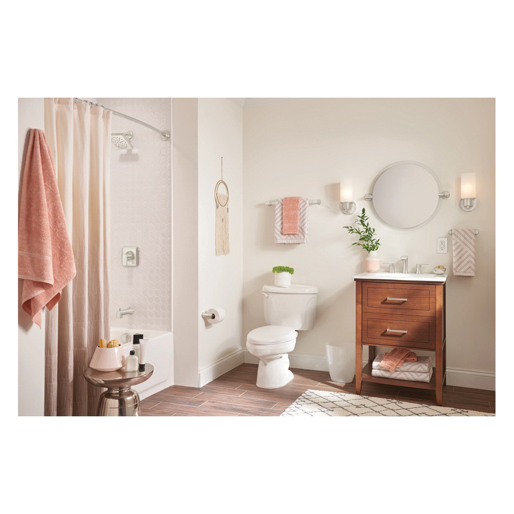 Genta Towel Bar, Moen, 24 in L, Chrome - 4