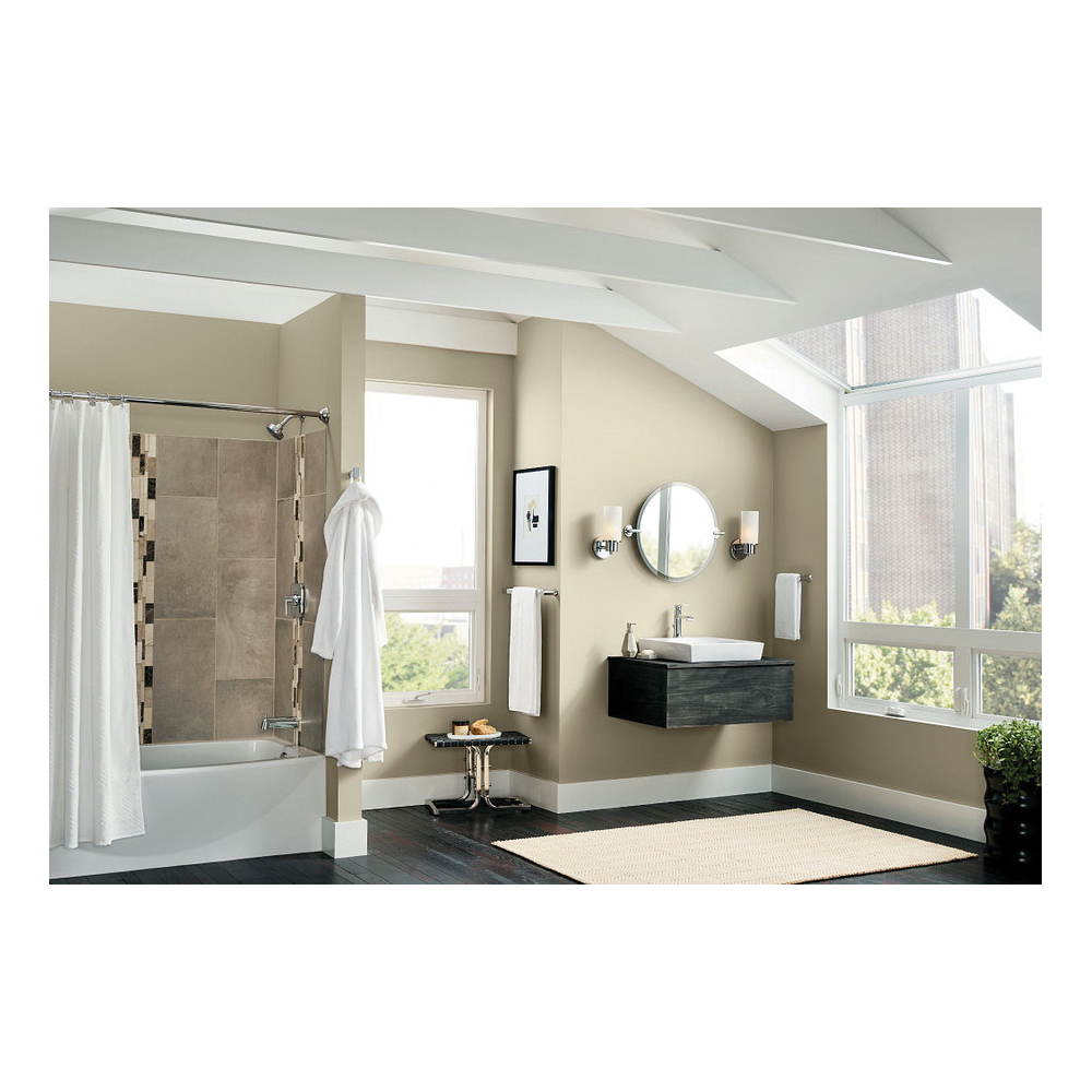 Genta Towel Bar, Moen, 18 in L, Chrome - 4