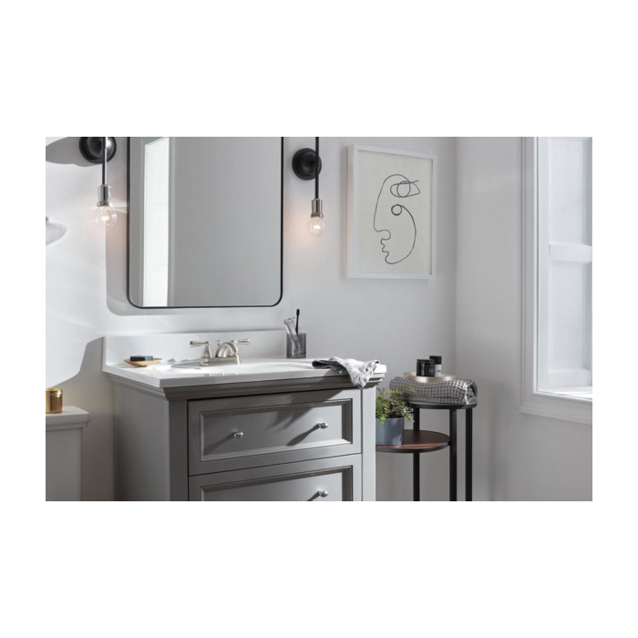 Elmhurst Bath Faucet, Peerless, 2-Handle, Brushed Nickel - 3