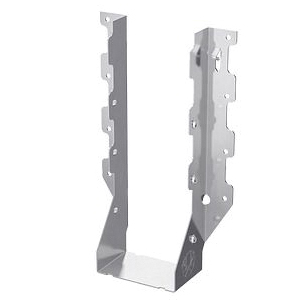 LUS Series LUS210-2SS Double-Shear Joist Hanger, 9 in H, 2 in D, 3-1/8 in W, Stainless Steel