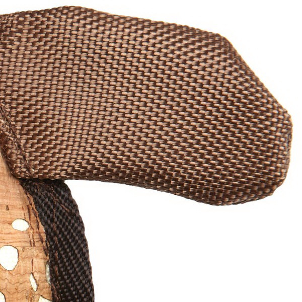 Zanies ZA0026 17 Dog Toy, Squeaker Toy, Corkie Friends Tough Tuggers, Cork/Polyester, Black - 3