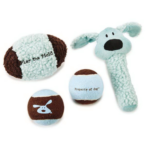 Dog Is Good DI8100 04 Toy Gift Pack, Plush, Squeaker Toy, Play The Field - 2