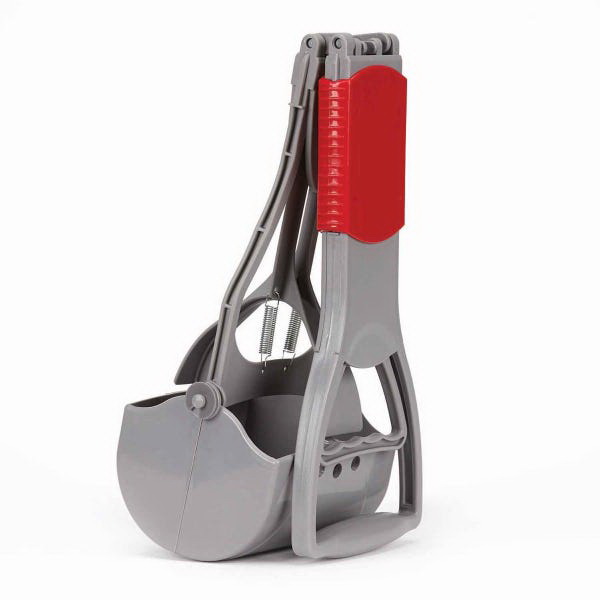 Clean Go Pet ZW5076 18 Large Poop Scoop, 6-1/2 in L Blade, 6-1/4 in W Blade, Plastic Blade, 35-3/4 in OAL - 2