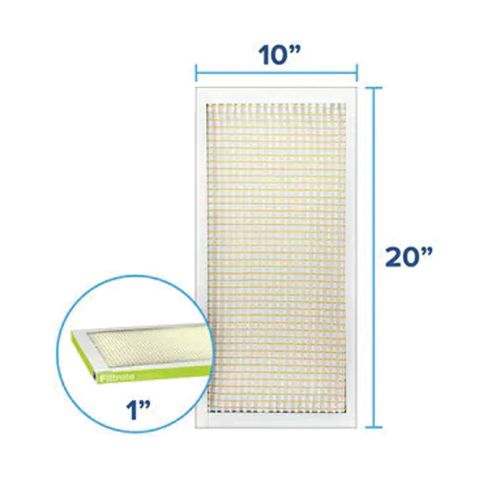 Filtrete 9867DC-4 Air Filter, 20 in L, 10 in W, 7 MERV, 600 MPR - 2