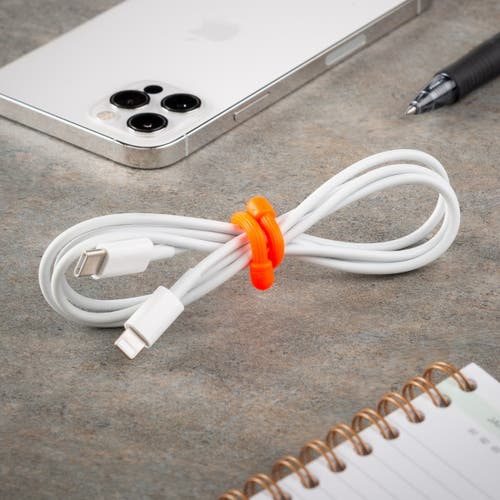 Gear Tie GT64-31-R3 Twist Tie, 64 in L, Rubber, Orange - 2