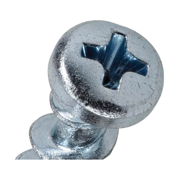 Screw Anchor, Borefast, Zinc-Plated, Phillips-Drive, Pan-Head, 1-1/2 in, 75 PC - 4