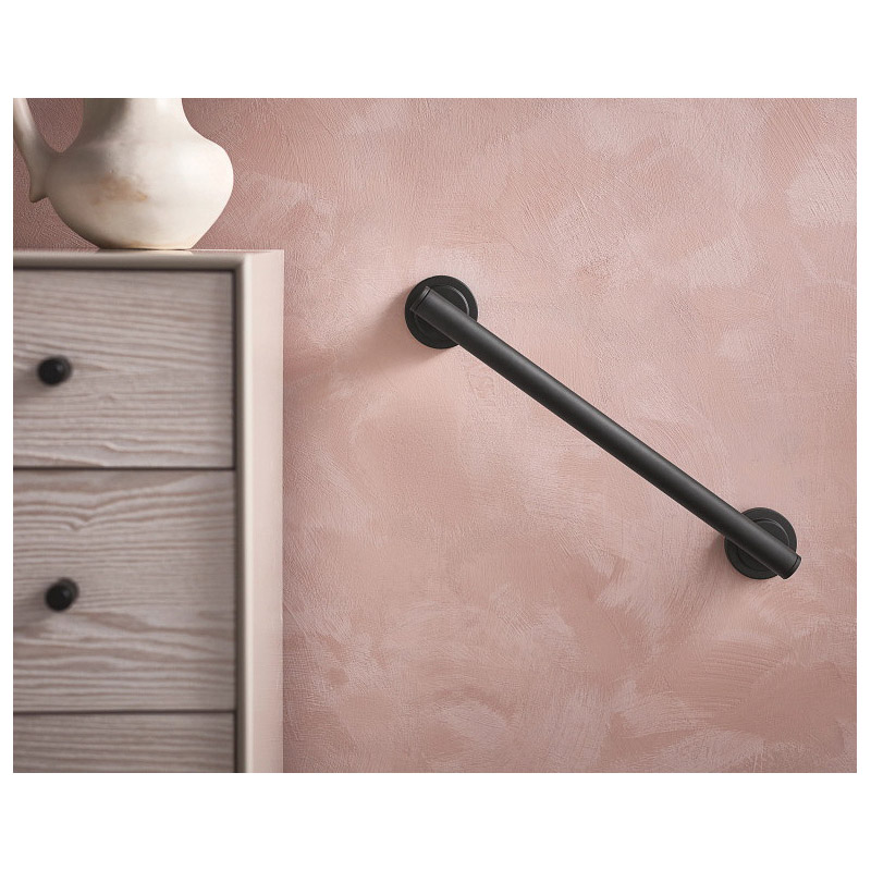 Iso Grab Bar, Moen, 18 in L, Matte Black - 4