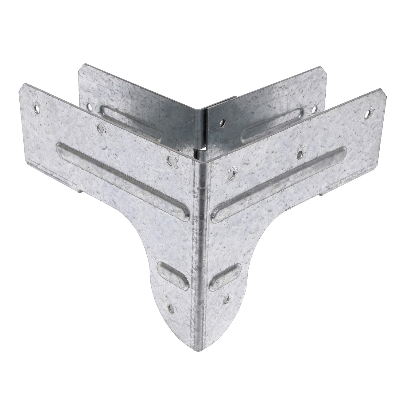 Rigid Tie 3-Way Connector, 4x4 Post to 2x Joist, 18 ga ZM