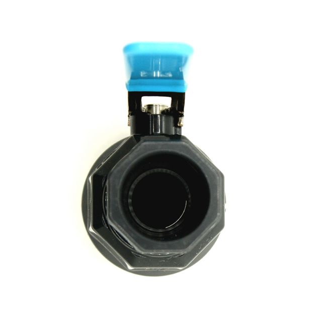 Ball Valve, Thrifco Plumbing, 1/2 in Connection, Slip, Handle Actuator, PVC Body - 4