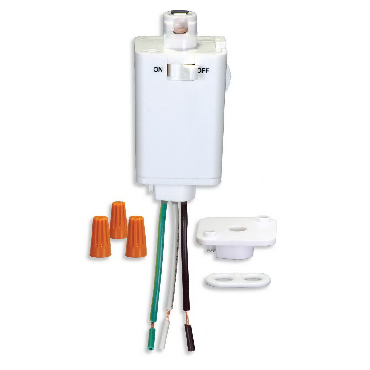Pendant Track Lighting Adapter, Nuvo Lighting, White - 3