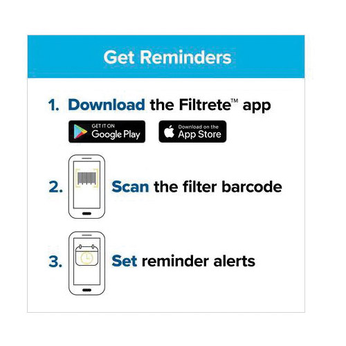 Filtrete 321-4 Air Filter, 24 in L, 18 in W, 5 MERV, 300 MPR, For: Air Conditioner, Furnace and HVAC System