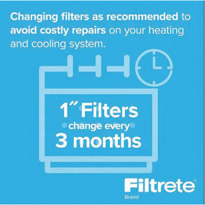 Air Filter, Filtrete, 20 in L, 20 in W, 13 MERV, 1900 MPR, Polypropylene Frame - 2