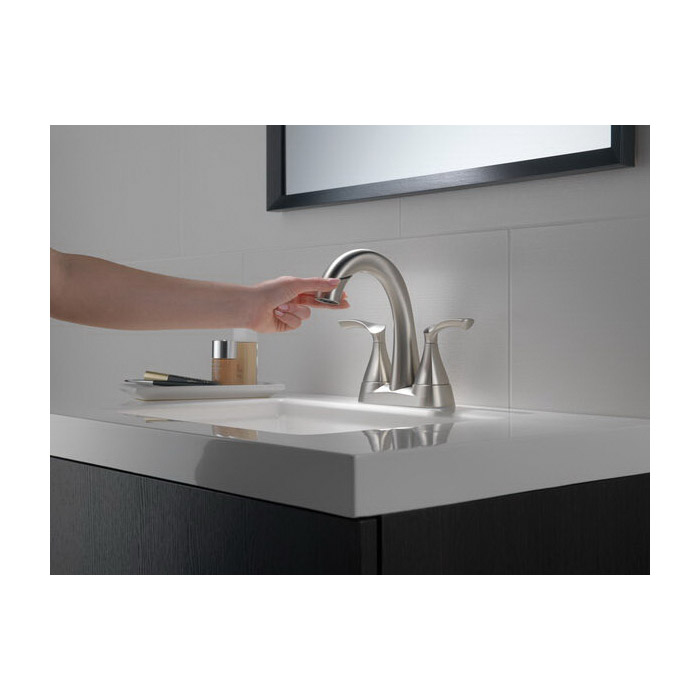 Sandover Bath Faucet, Delta, 2-Handle, Brushed Nickel - 5