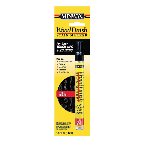 Minwax Wood Finish 635200000 Stain Marker, True Black, 0....