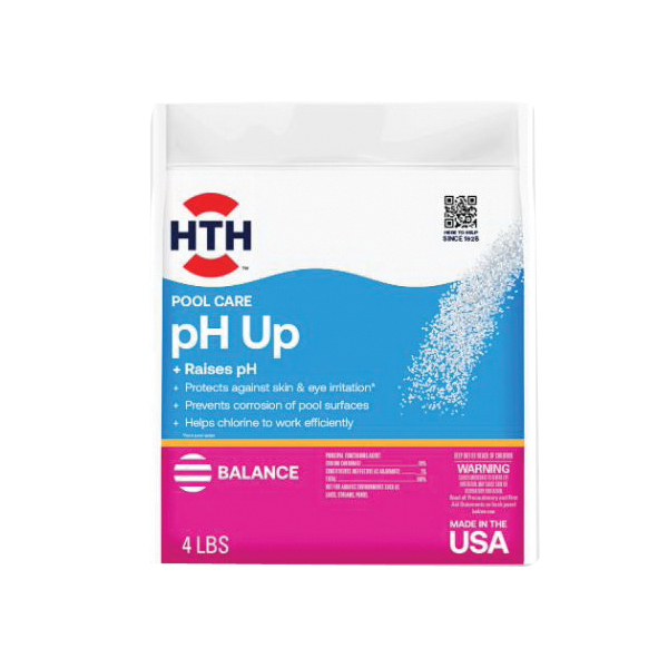 67041 Pool Care pH Up, Granular, Powder, White, 4 lb