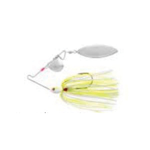 BLSP14-60 Fishing Lure, Classic Spinnerbait, Silicone, Chartreuse/White Lure
