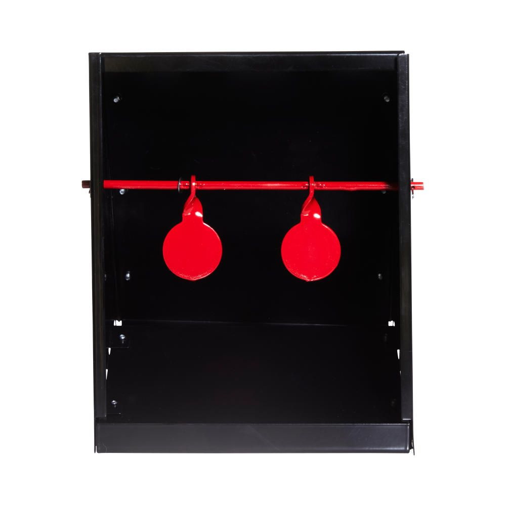 EZ-Aim 15429 Air Gun Pellet Shooting Target/Trap, 2 Number of Targets, Steel, Black