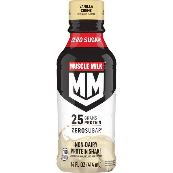Muscle Milk 109764 Sports Drink, Genuine Vanilla Creme, 14 oz, Bottle