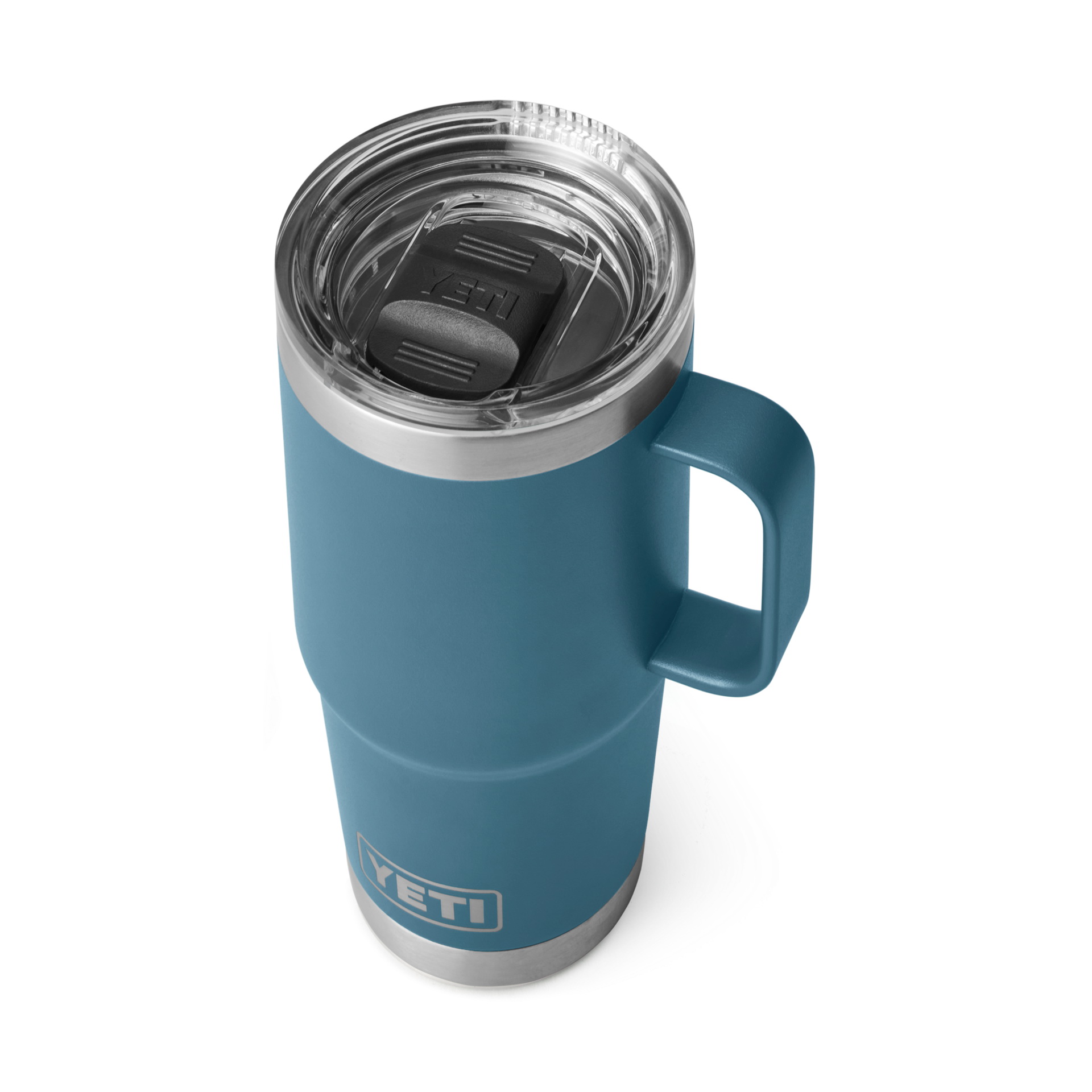 Yeti Rambler Series 21071501148 Travel Mug, 20 oz, Stronghold Lid, Stainless Steel, Nordic Blue, Insulated