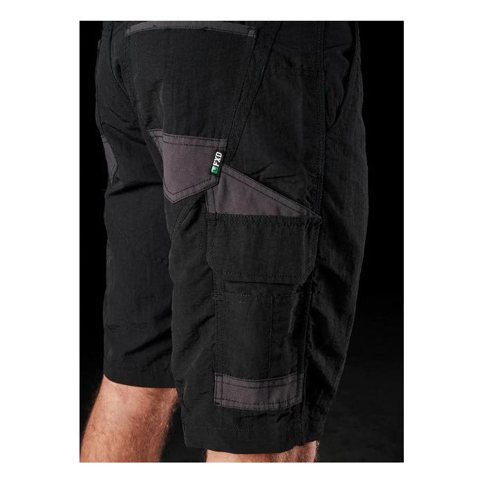 FXD LS-1 BLK 40 Shorts, 40 in, Canvas/Polyester, Black - 3