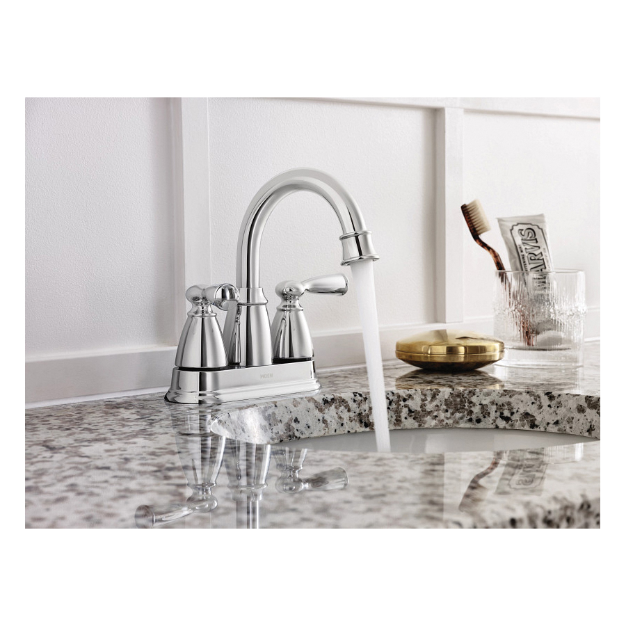 Banbury Bath Faucet, Moen, 2-Handle, Chrome - 2
