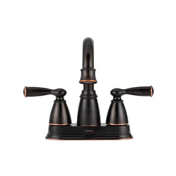 Banbury Bath Faucet, Moen, 2-Handle, Mediterranean Bronze - 2