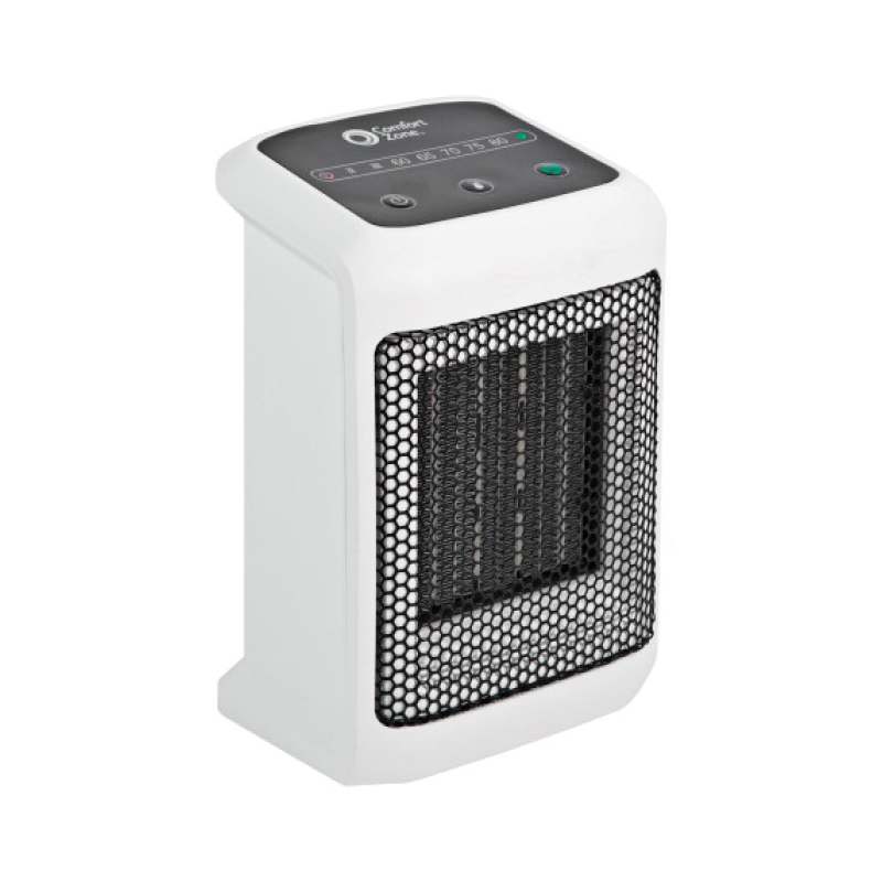 Comfort Zone CZ463EBWT Ceramic Heater, 2-Heat Setting, White