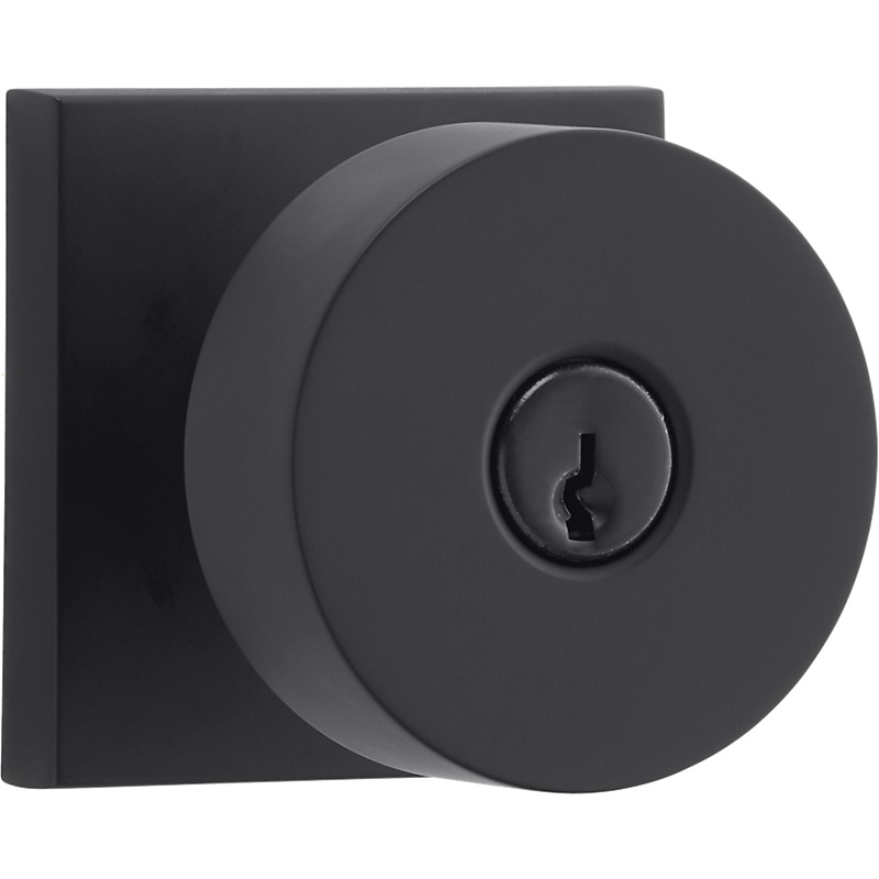 Reserve Door Knob, Passage, Satin Black, Baldwin - 2