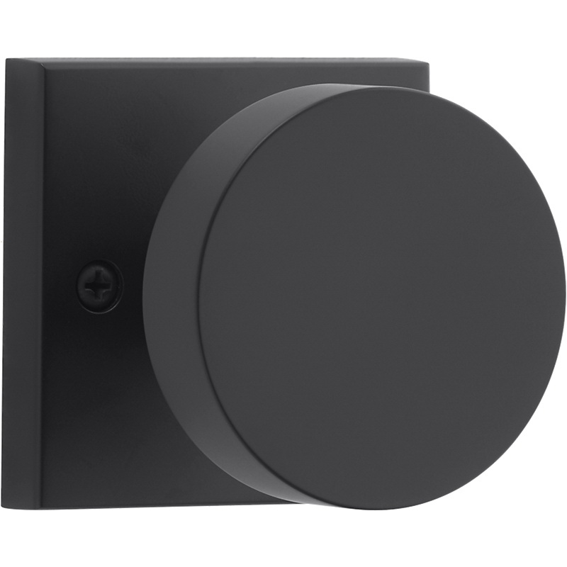Reserve Door Knob, Passage, Satin Black, Baldwin - 3