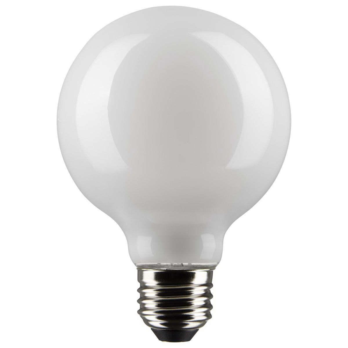 Satco S21238 LED Bulb, G25 Lamp, 60 W Equivalent, E26 Medium Lamp Base, Dimmable, White, Warm White Light