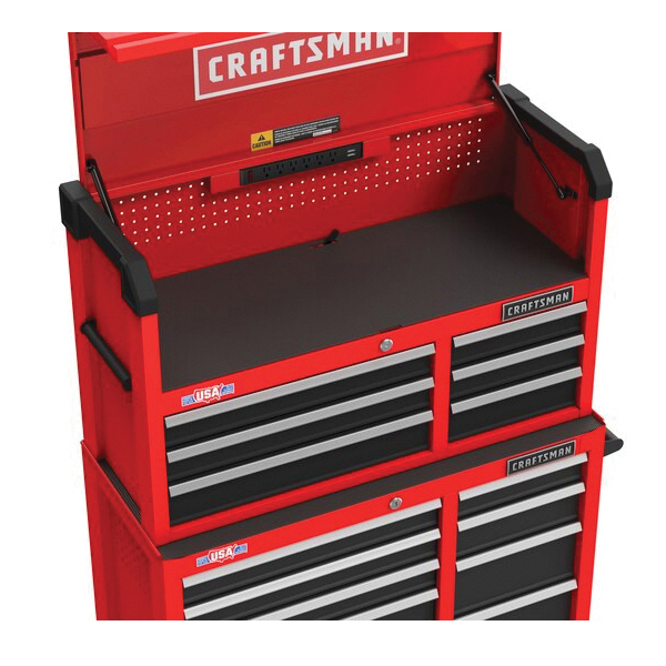 Tool Chest, Craftsman, 6 Drawer, Steel, 41 in W x 25 in H x 16 in D - 5
