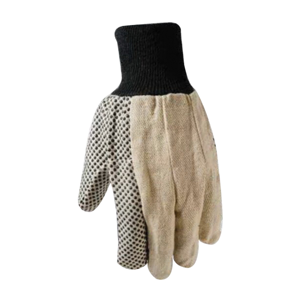 9162-26 Gloves, Men's, M, Knit Wrist Cuff, Cotton/PVC